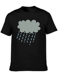 Rain Cloud Graphic Tee - Stylish Comfort