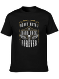 Heavy Metal Hard Rock Forever Black T-Shirt