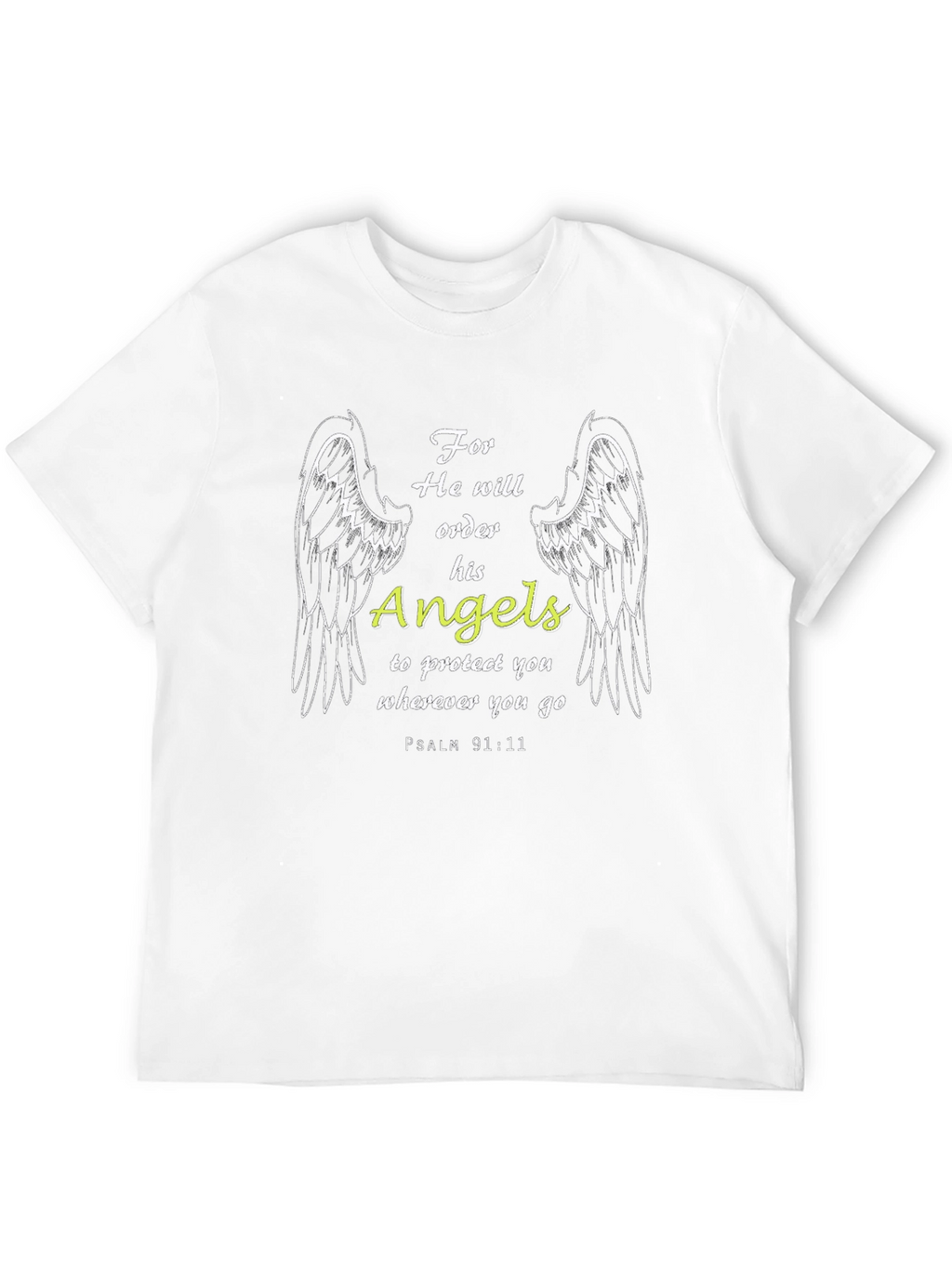 Angel Protection T-Shirt - Psalm 91:11