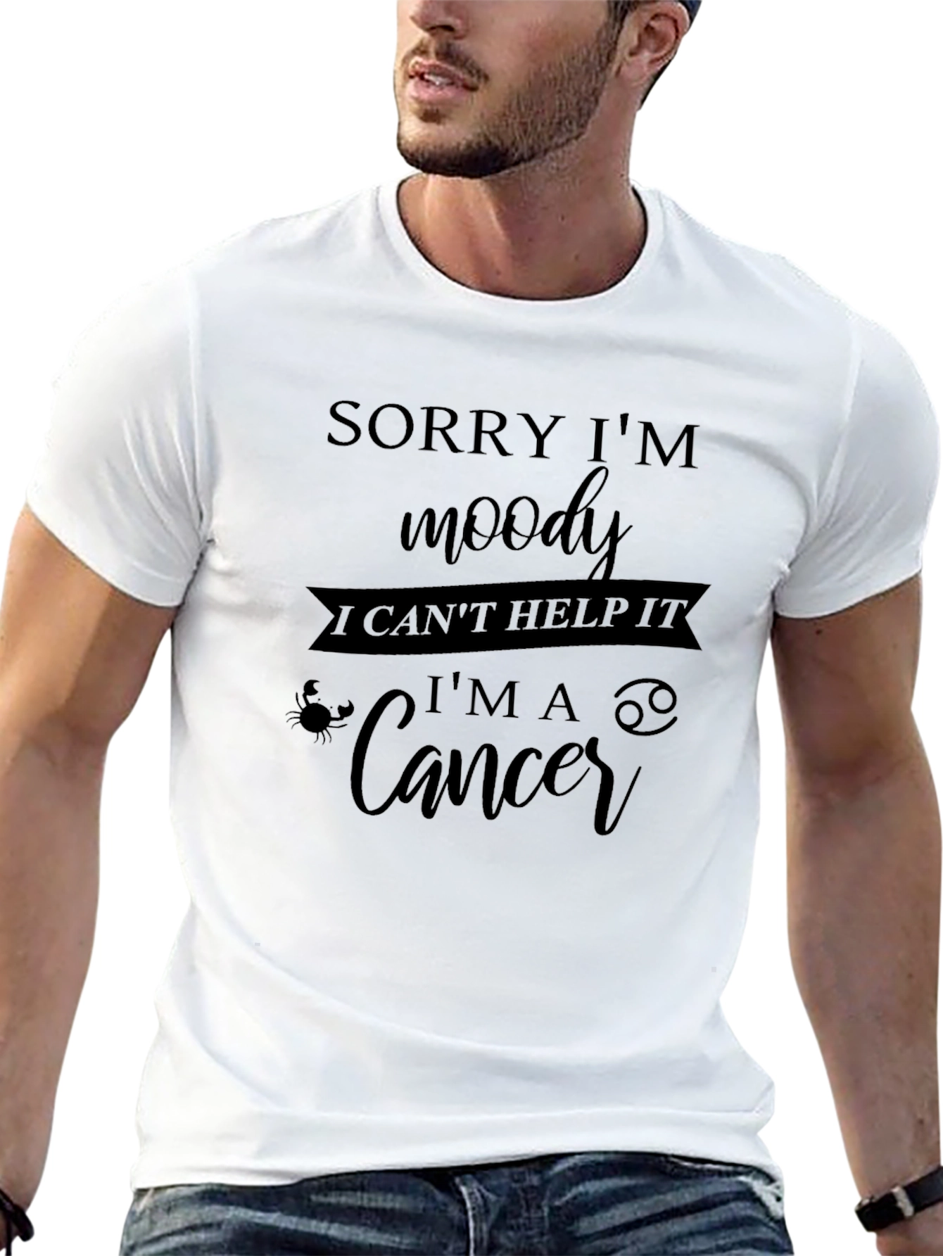 Cancer Zodiac T-Shirt - Sorry Im Moody
