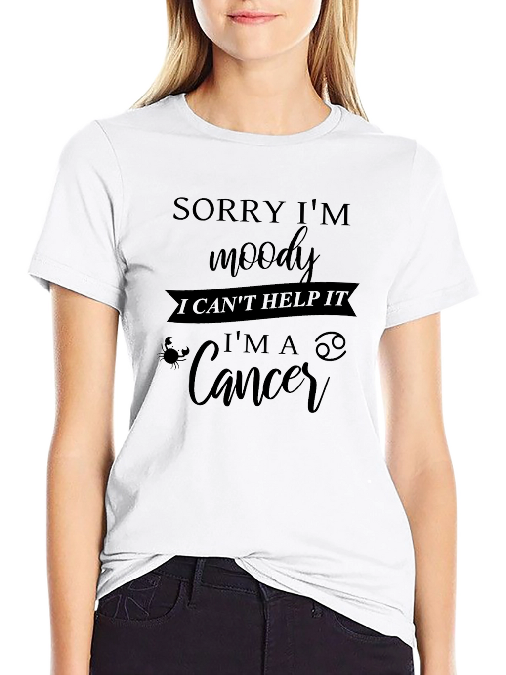 Cancer Zodiac T-Shirt - Sorry Im Moody