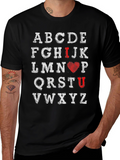 I Love You Alphabet Graphic Tee