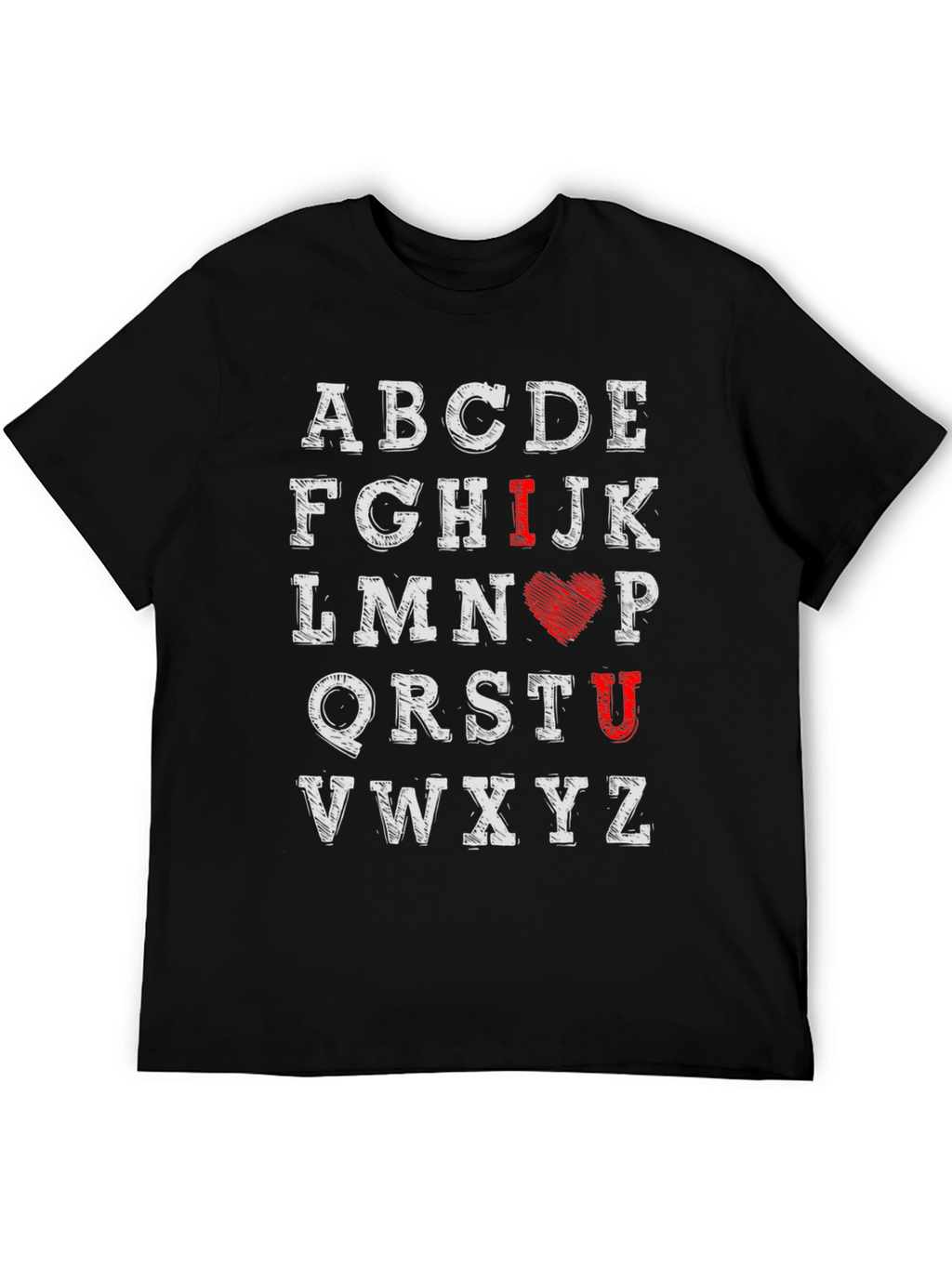 I Love You Alphabet Graphic Tee