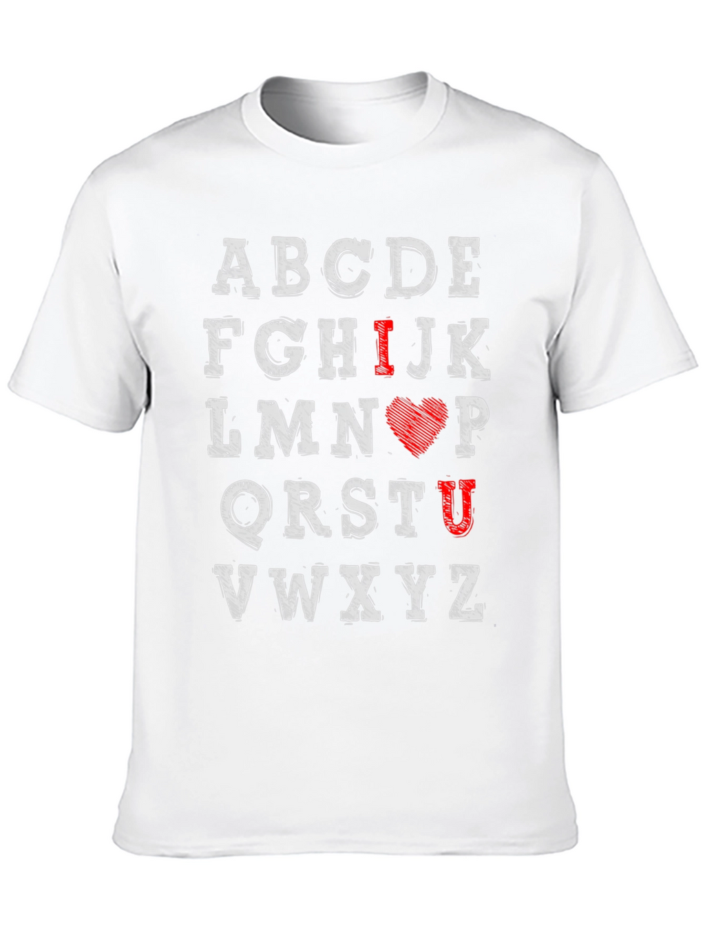 I Love You Alphabet Graphic Tee