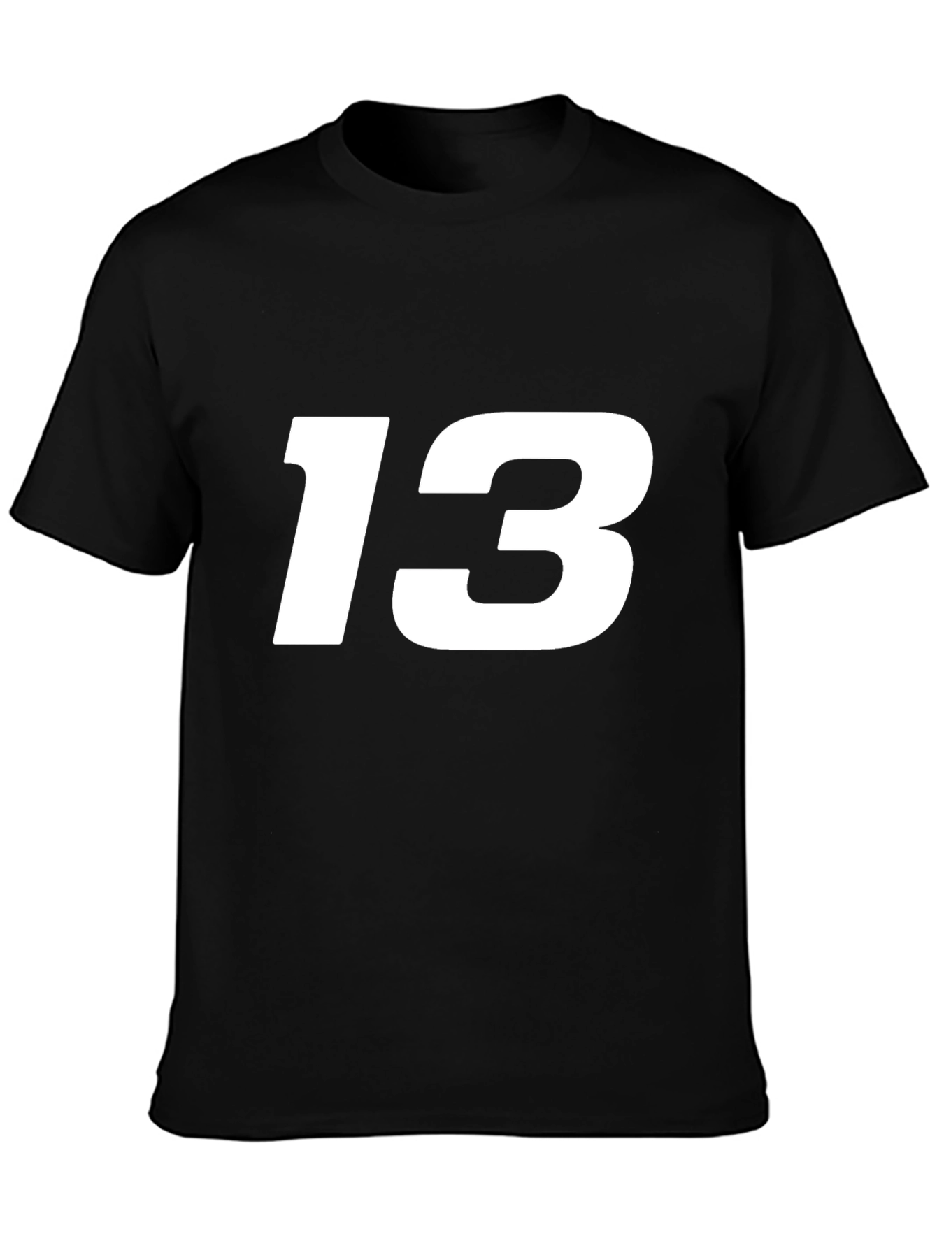 Lucky Number 13 Black T-Shirt