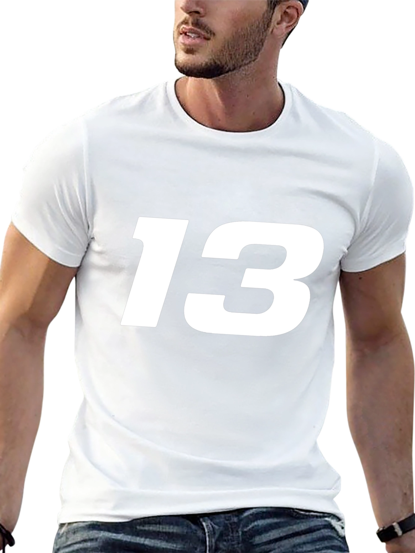 Lucky Number 13 Black T-Shirt