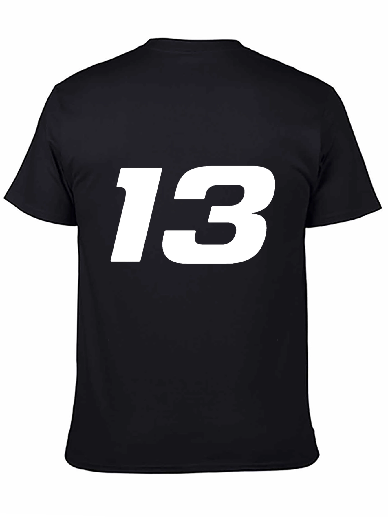 Lucky Number 13 Black T-Shirt