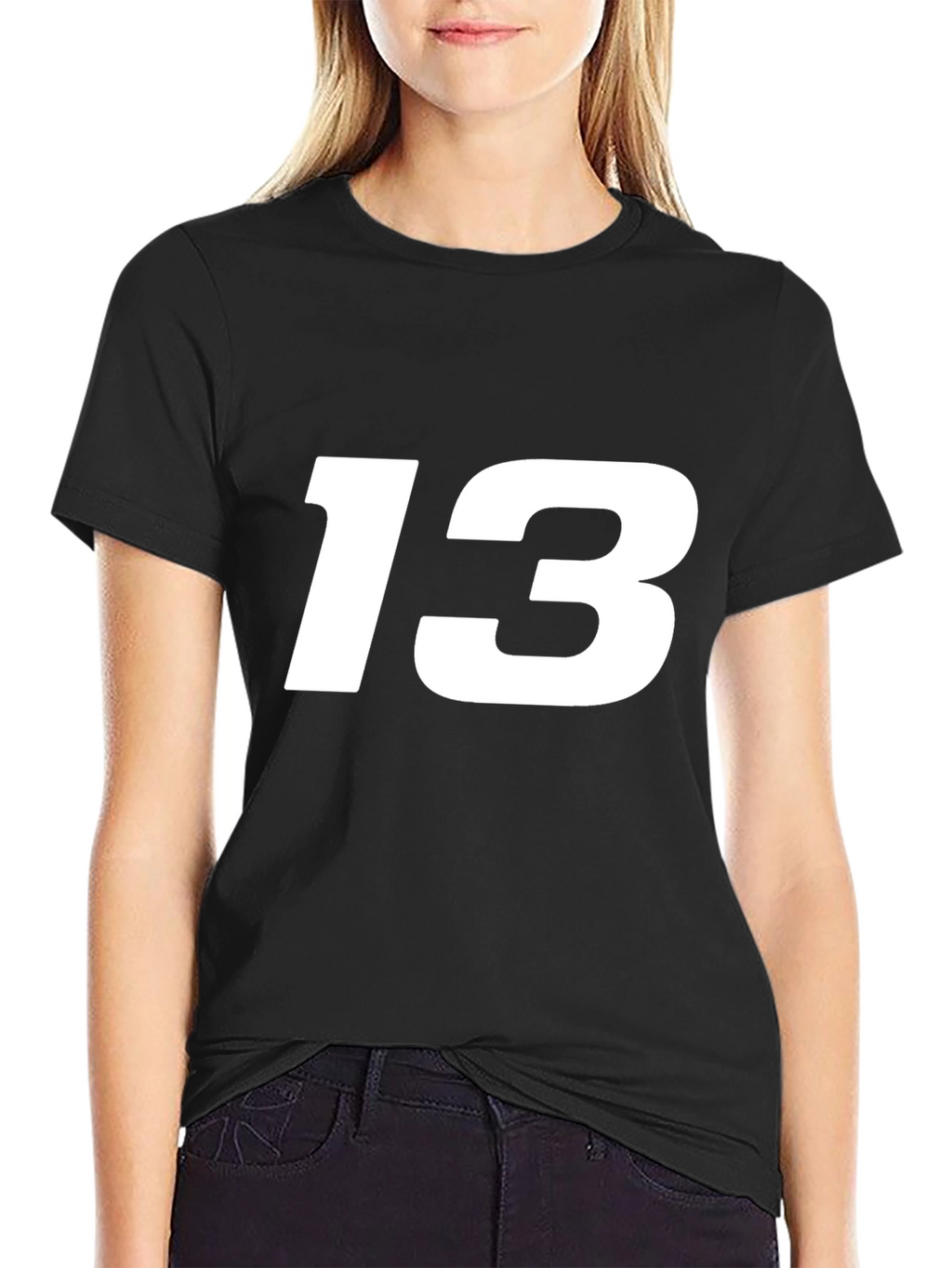 Lucky Number 13 Black T-Shirt