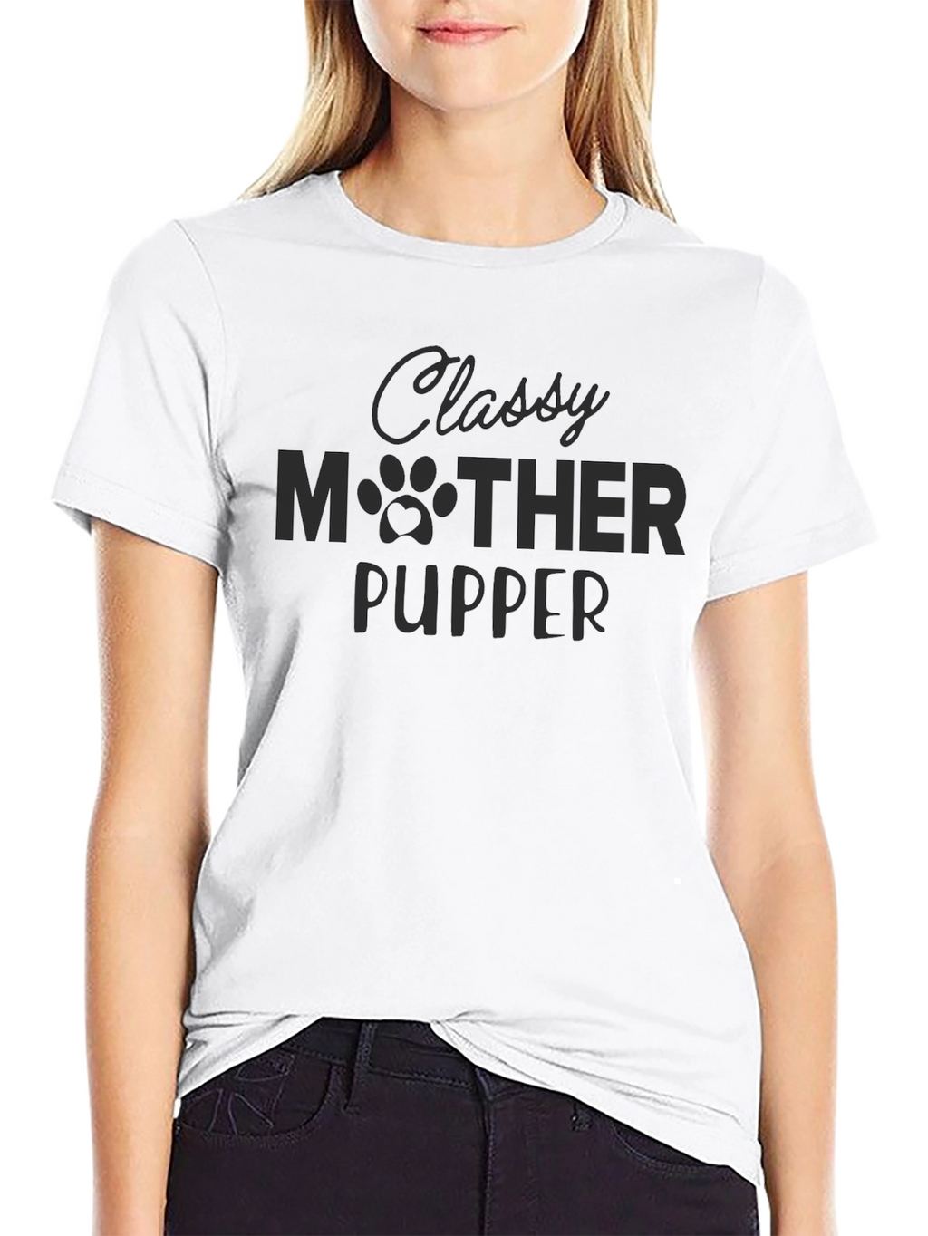 Classy Mother Pupper Graphic T-Shirt