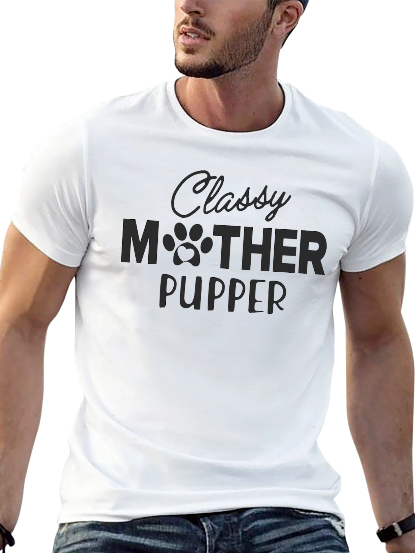 Classy Mother Pupper Graphic T-Shirt