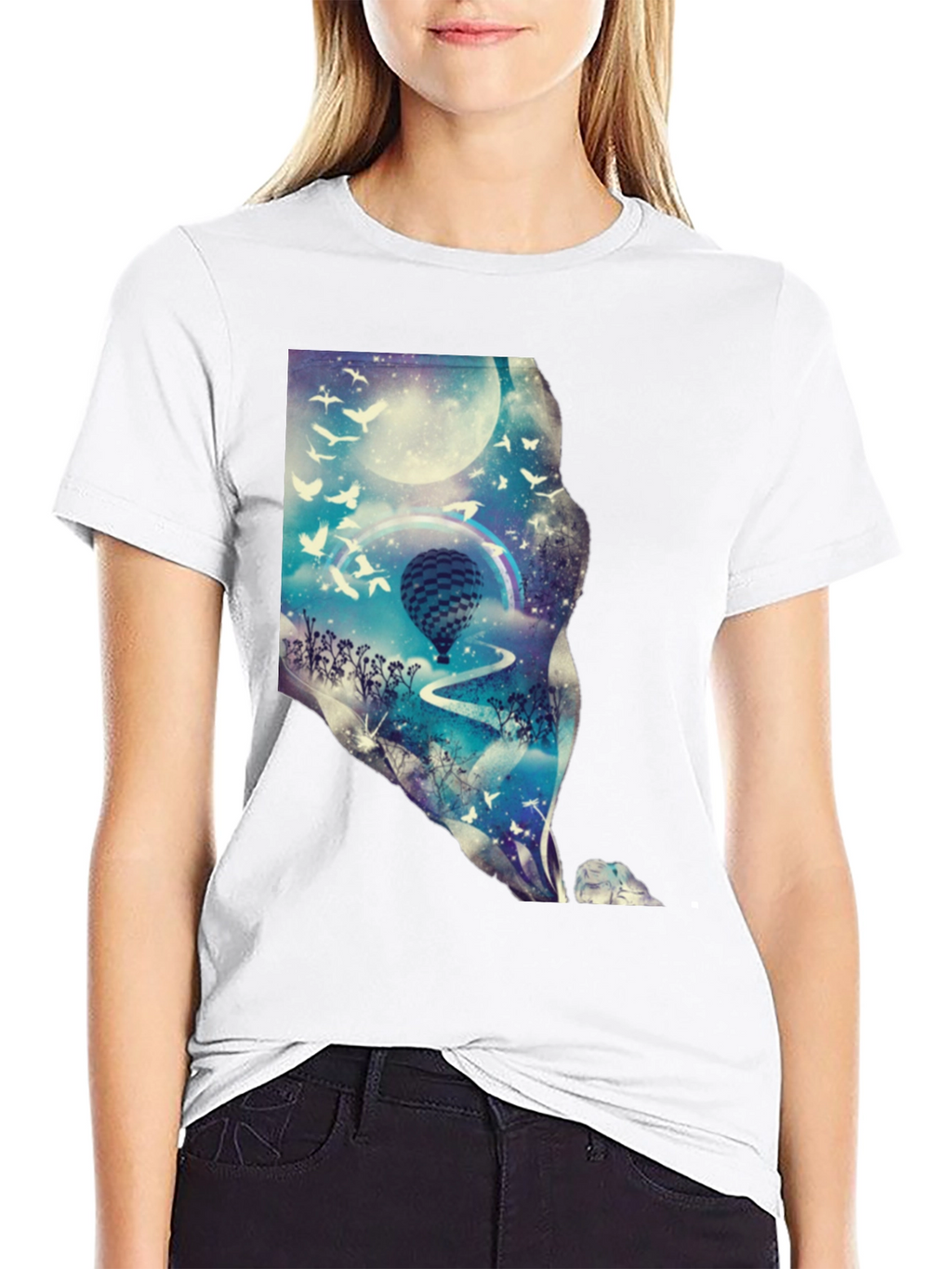 Dreamscape Balloon Graphic T-Shirt