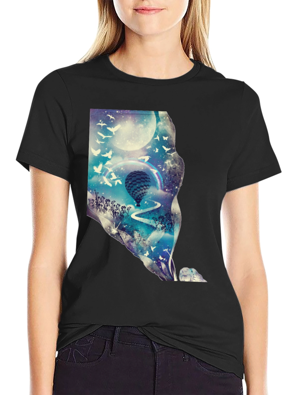 Dreamscape Balloon Graphic T-Shirt