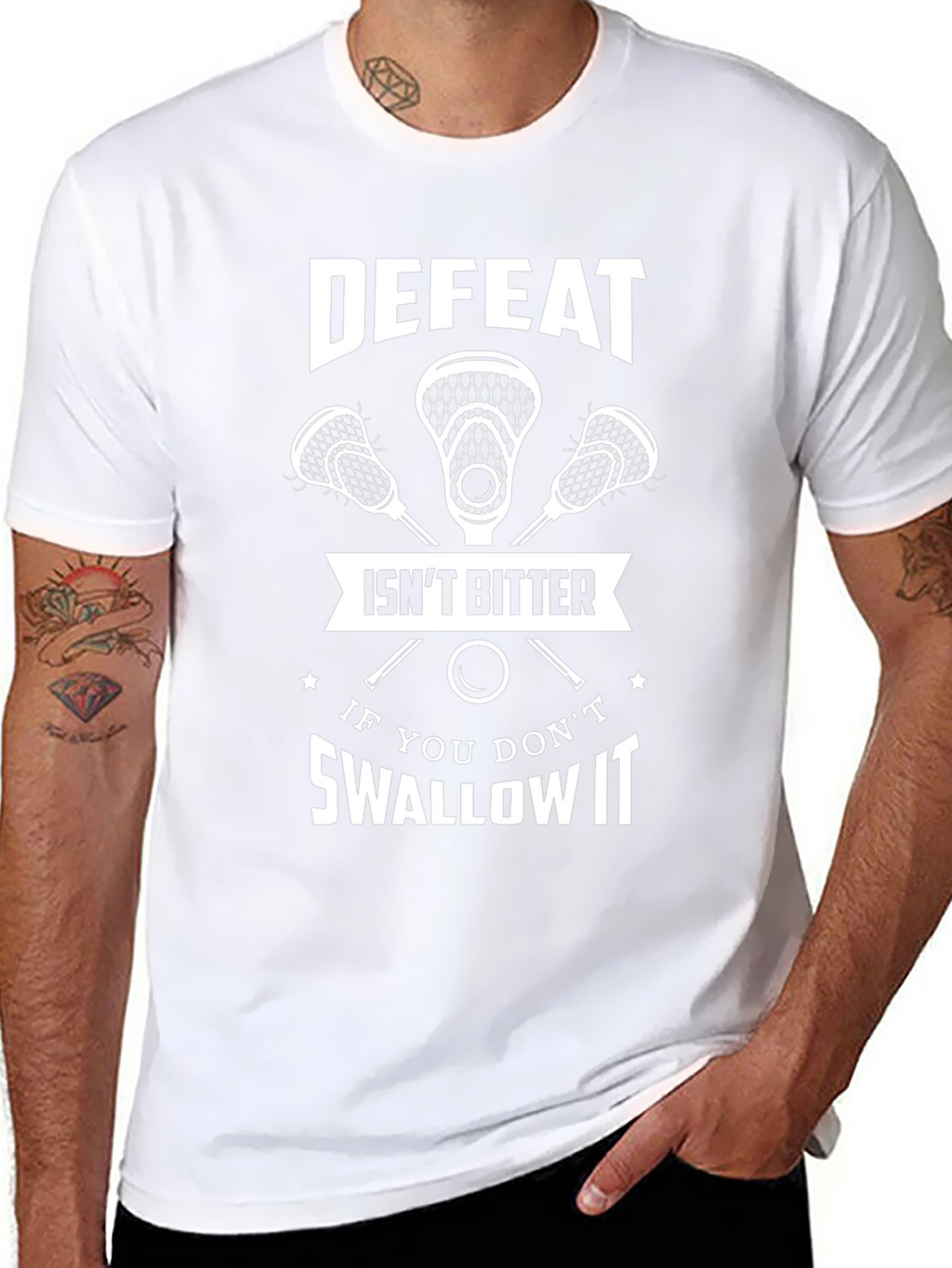 Defeat Isnt Bitter T-Shirt - Lacrosse Tee