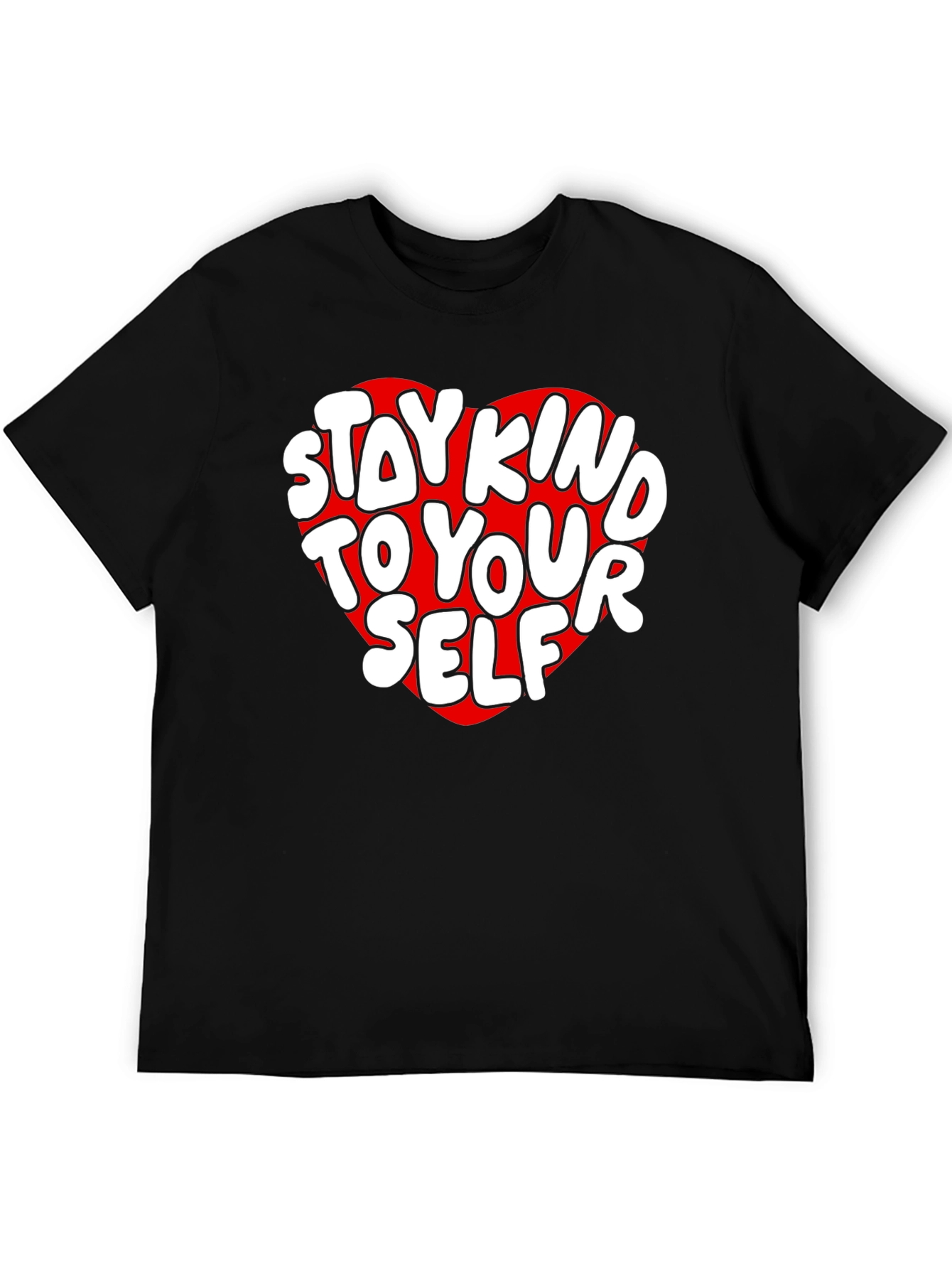 Stay Kind to Yourself Graphic Tee - Black