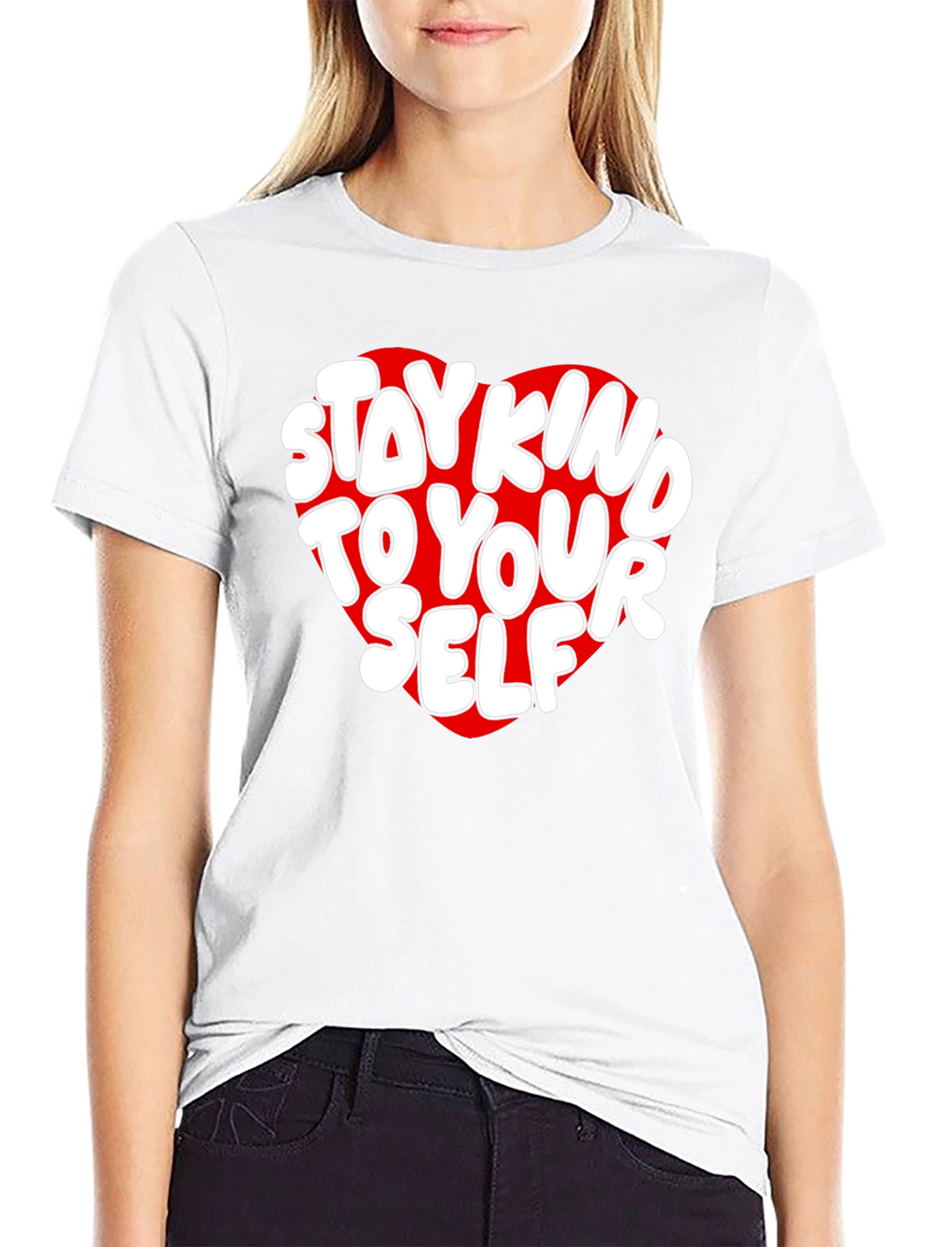 Stay Kind to Yourself Graphic Tee - Black
