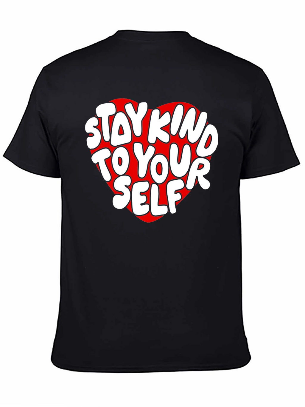 Stay Kind to Yourself Graphic Tee - Black