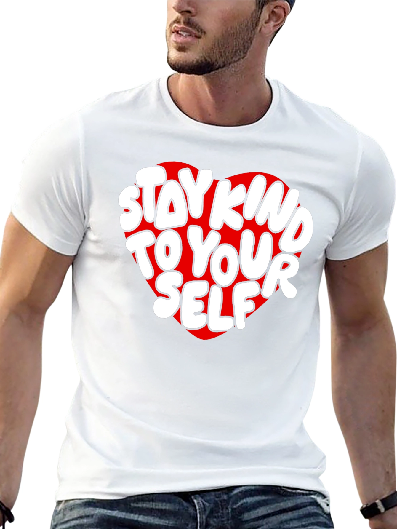 Stay Kind to Yourself Graphic Tee - Black