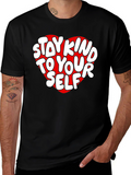 Stay Kind to Yourself Graphic Tee - Black