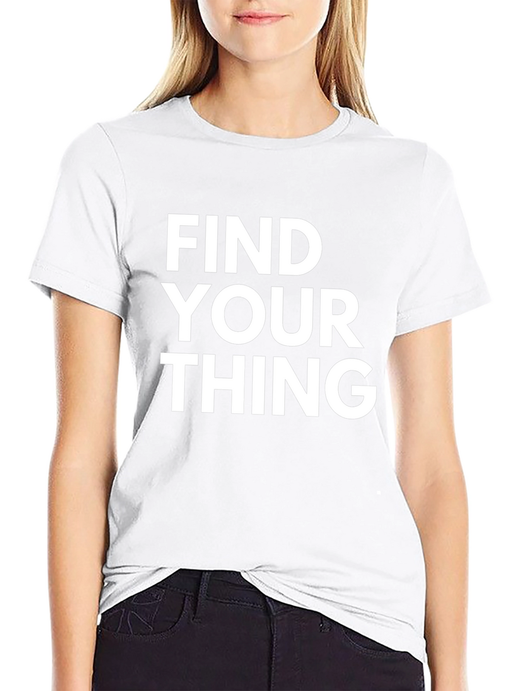 Find Your Thing Black T-Shirt