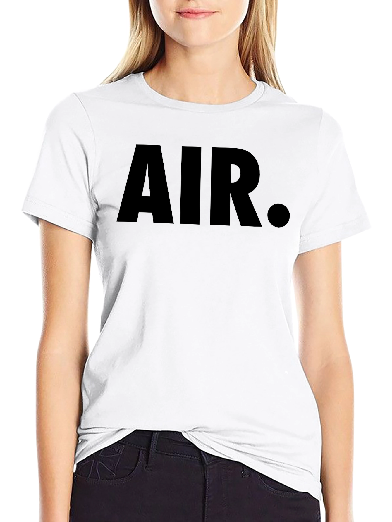 Mens Black Graphic T-Shirt - AIR Print