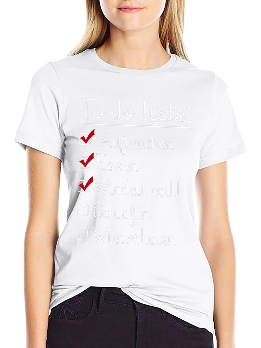 Funny Baby To-Do List Graphic Tee