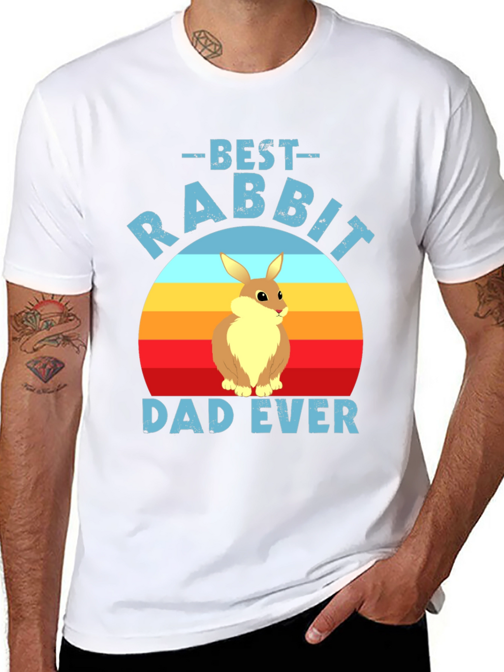 Best Rabbit Dad Ever T-Shirt
