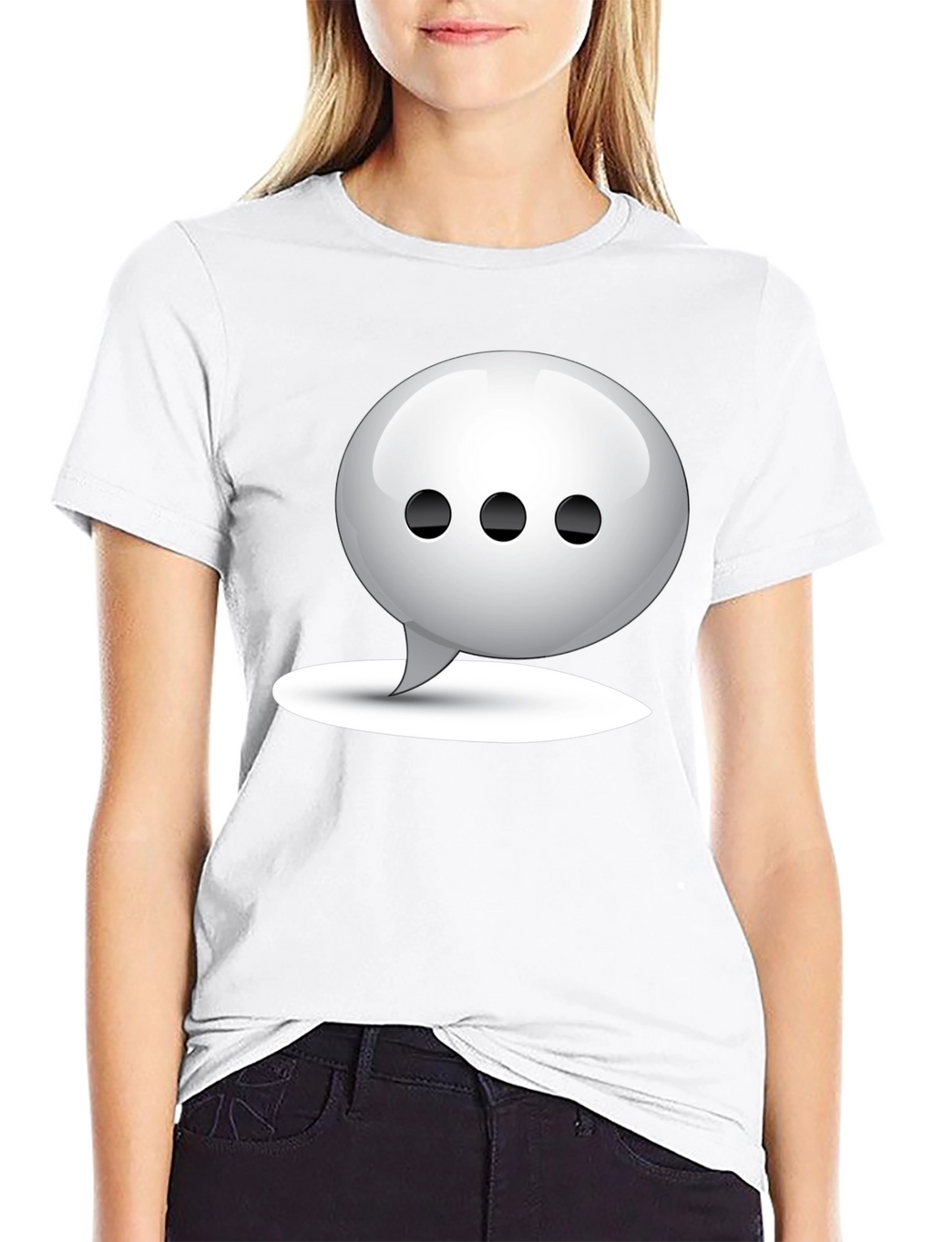 Dialogue Bubble T-Shirt - Soft Cotton Blend