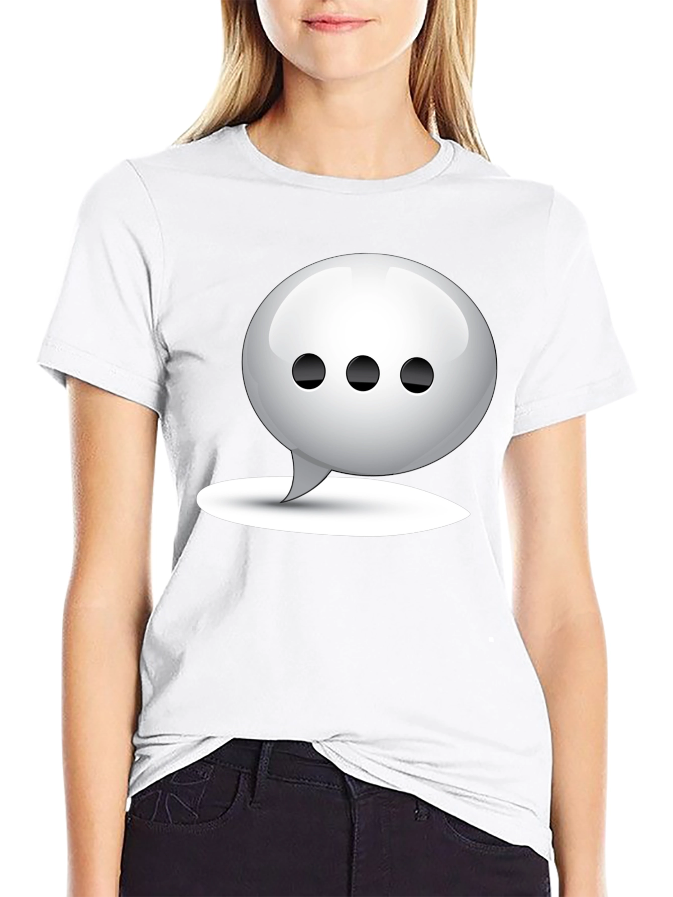Dialogue Bubble T-Shirt - Soft Cotton Blend