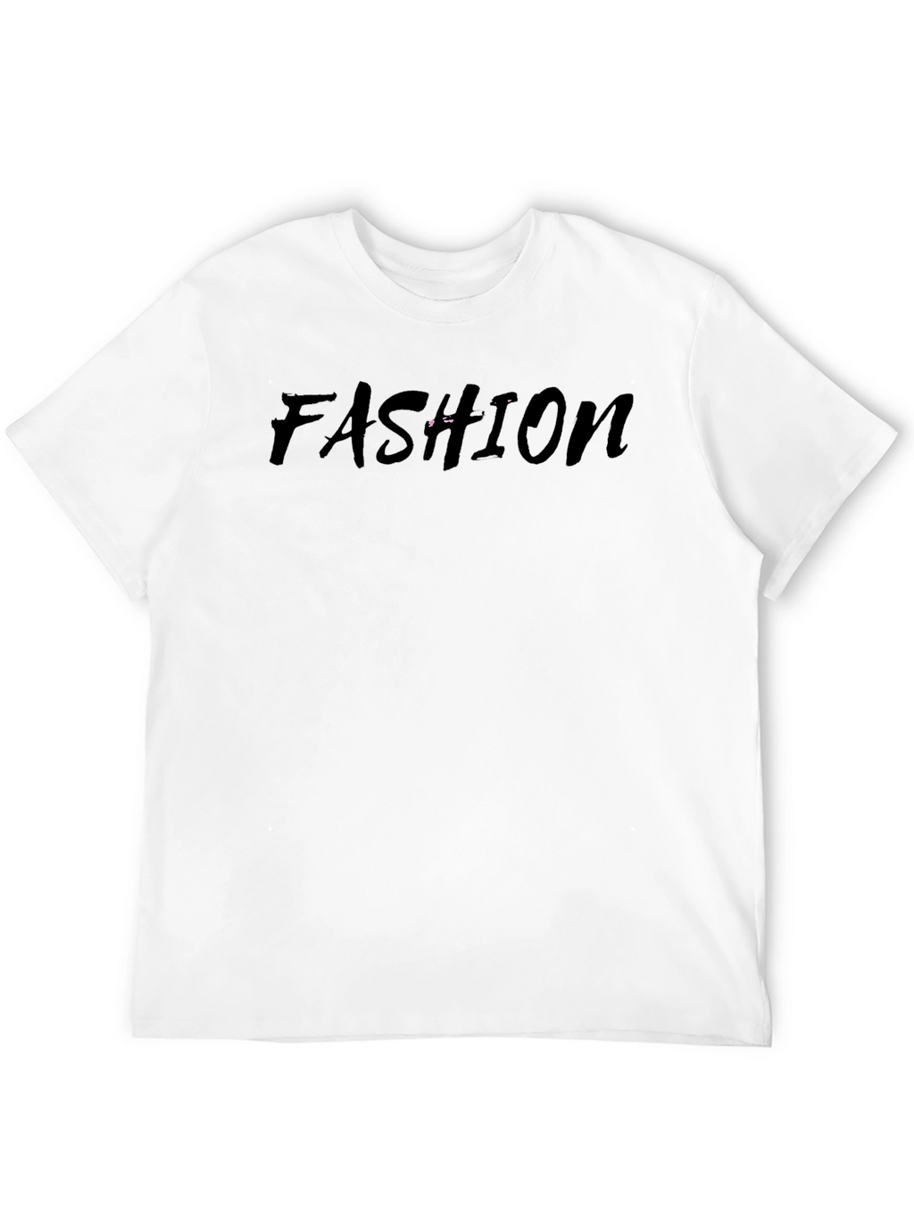 Fashion Graphic Print Black T-Shirt