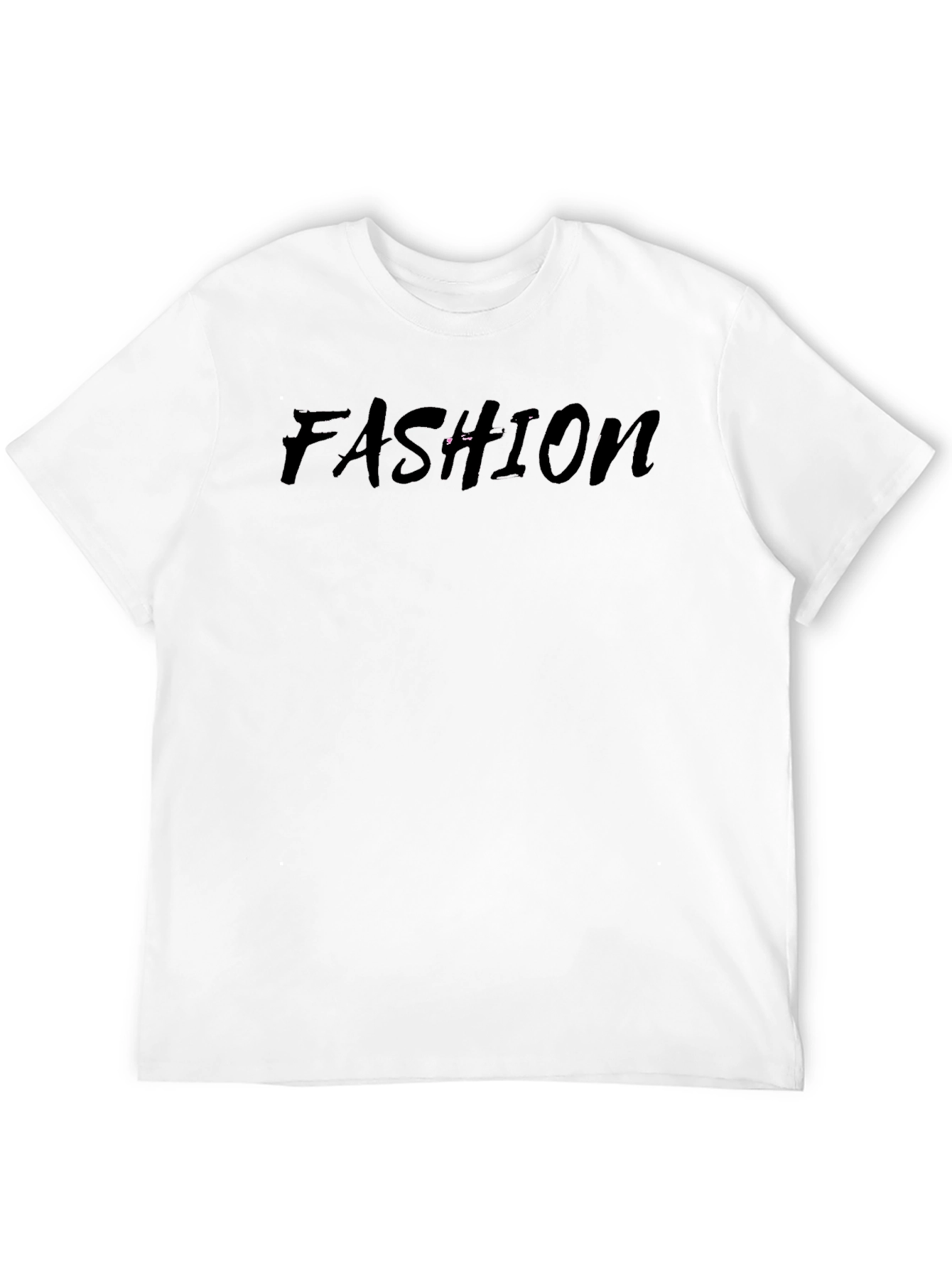 Fashion Graphic Print Black T-Shirt