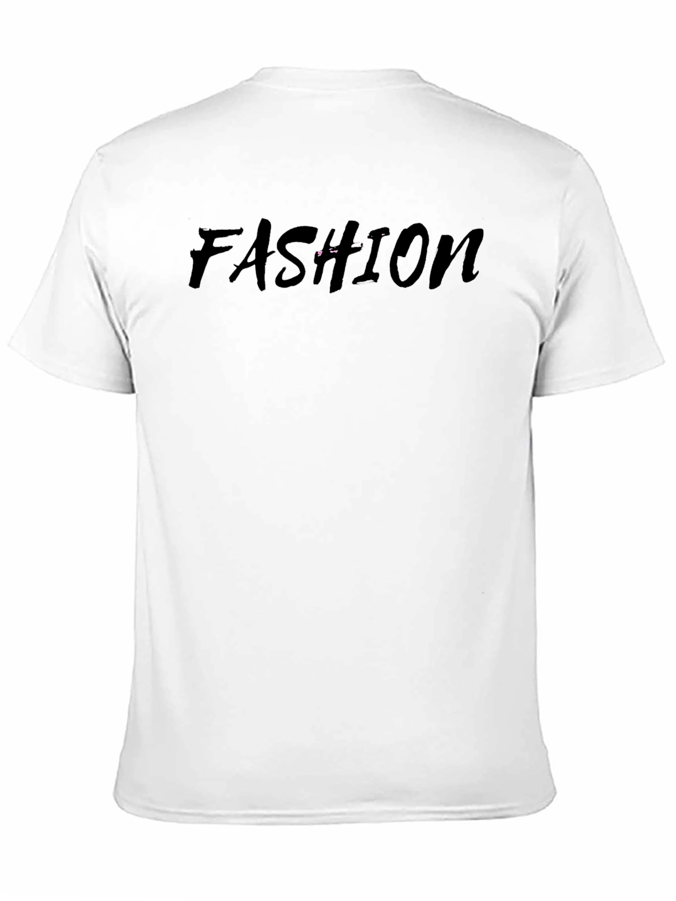 Fashion Graphic Print Black T-Shirt