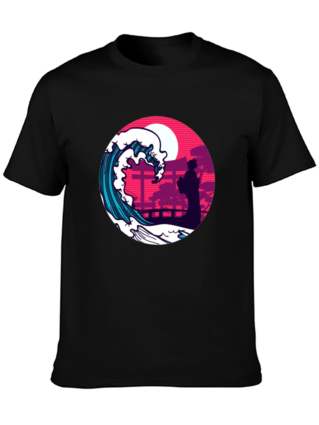Japanese Wave T-Shirt - Stylish Graphic Tee