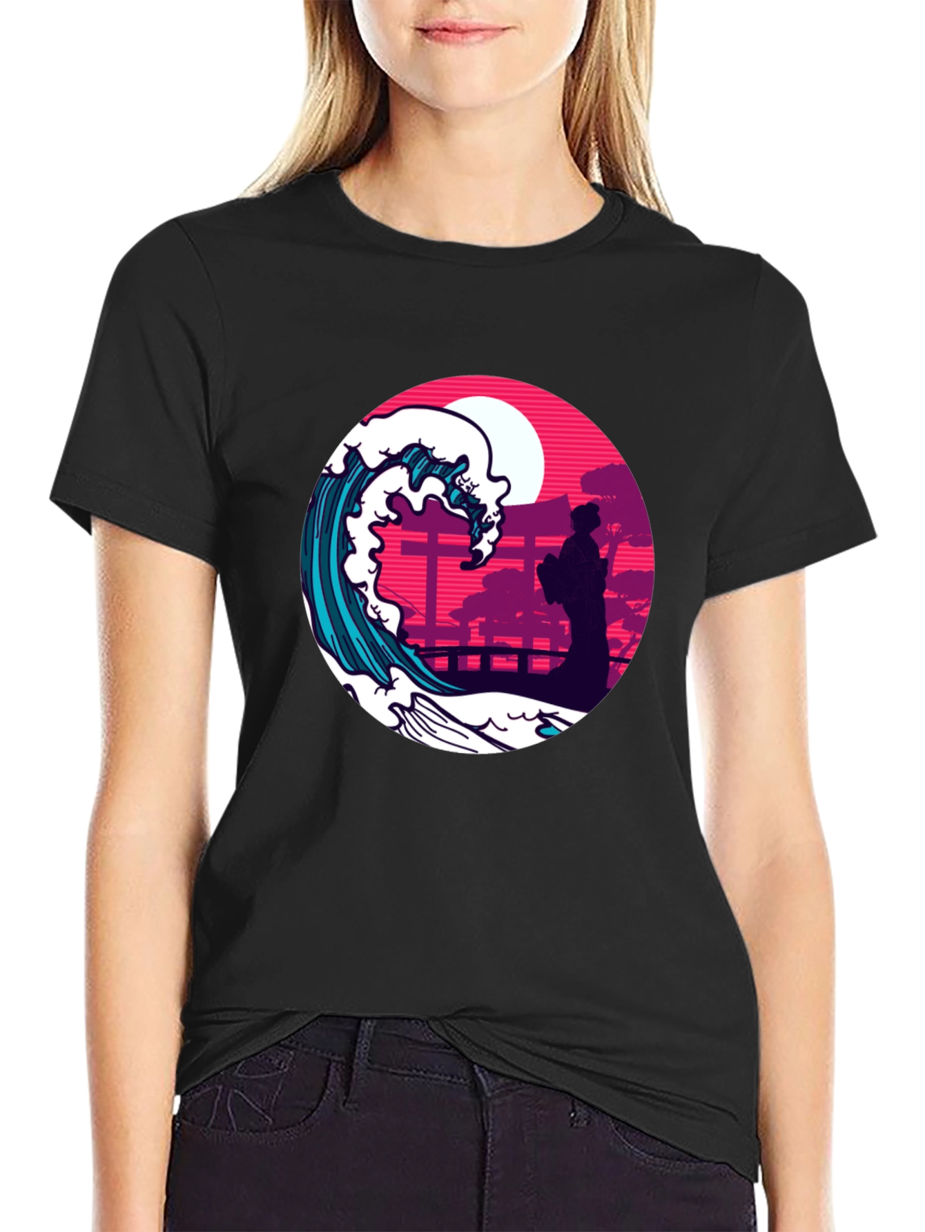 Japanese Wave T-Shirt - Stylish Graphic Tee