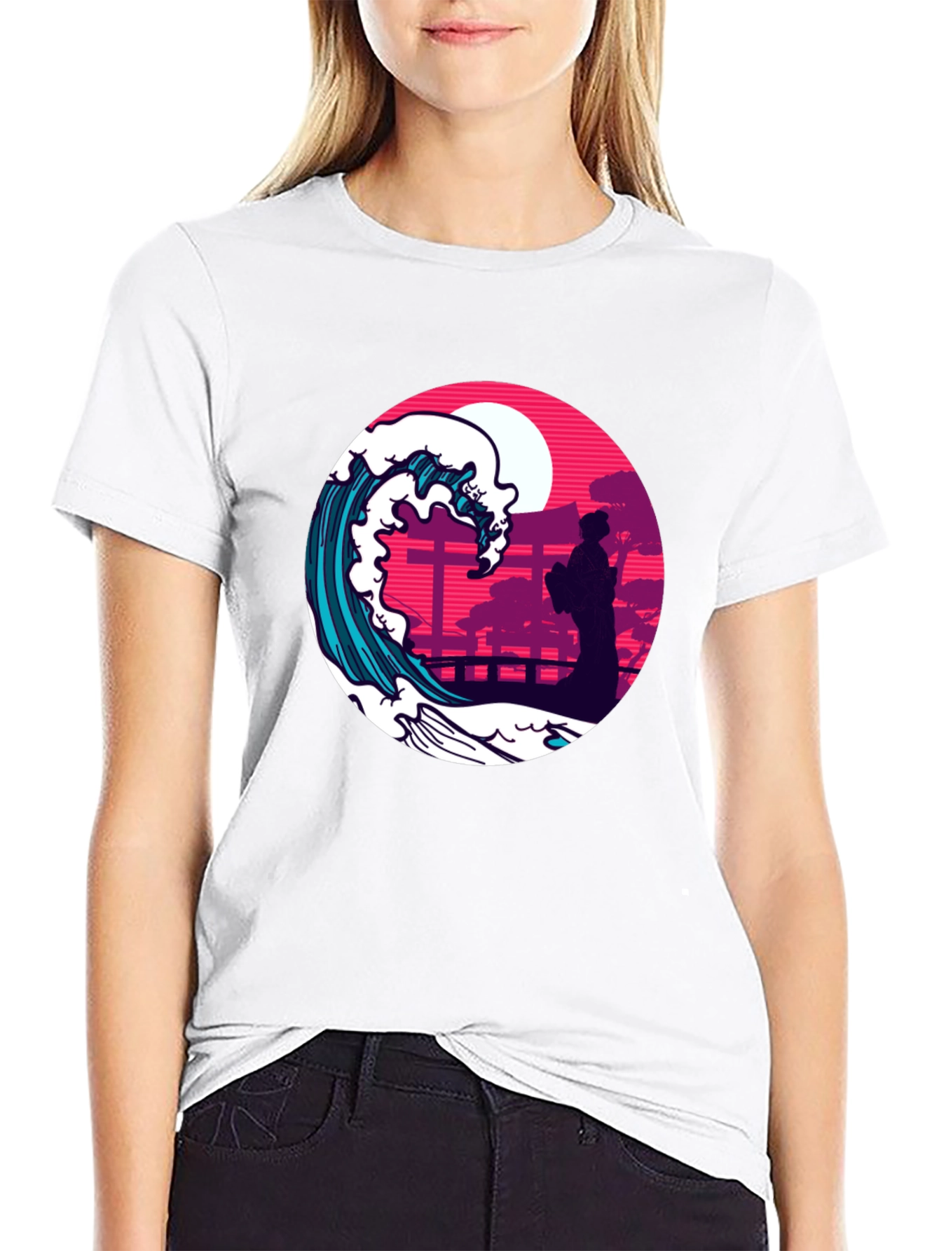 Japanese Wave T-Shirt - Stylish Graphic Tee