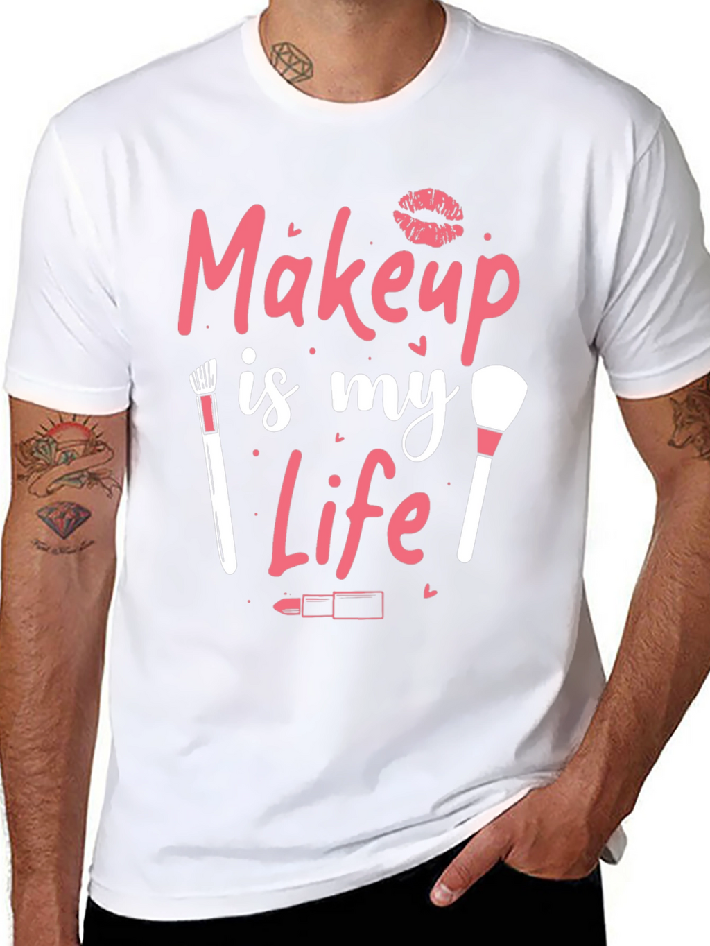 Makeup is My Life Graphic T-Shirt