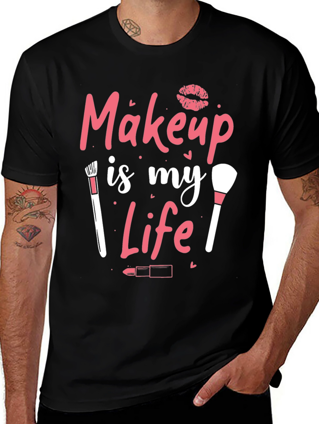 Makeup is My Life Graphic T-Shirt
