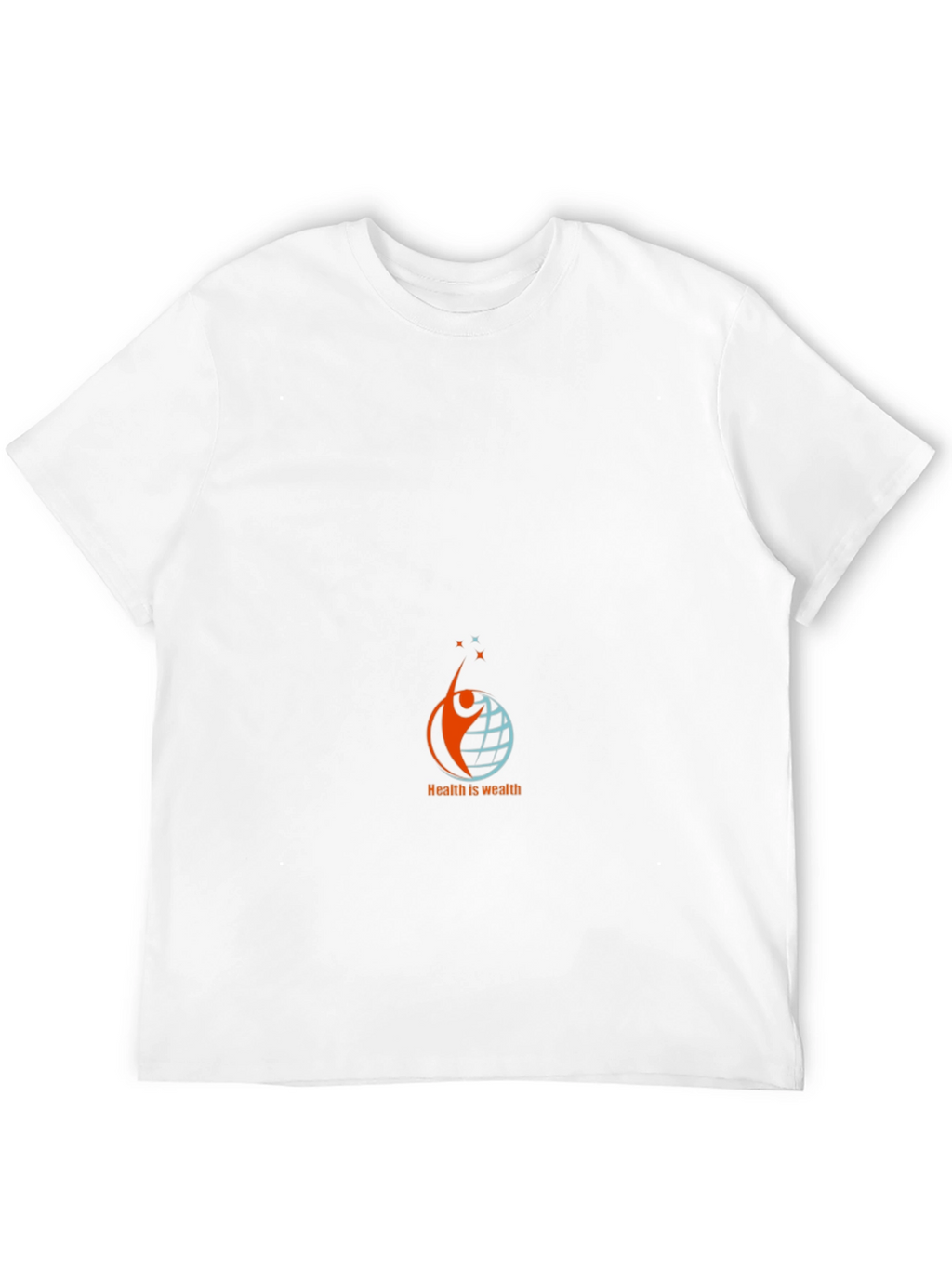 Health is Wealth Black Graphic Tee