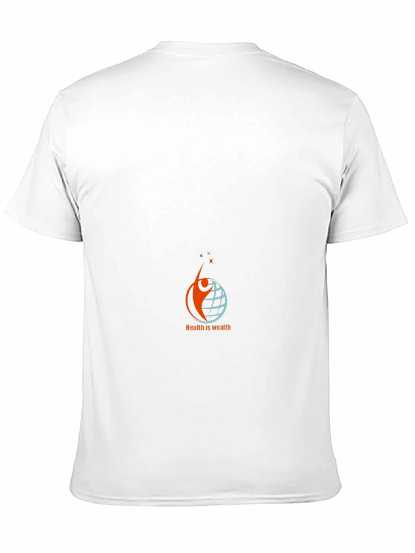 Health is Wealth Black Graphic Tee