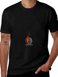 Health is Wealth Black Graphic Tee