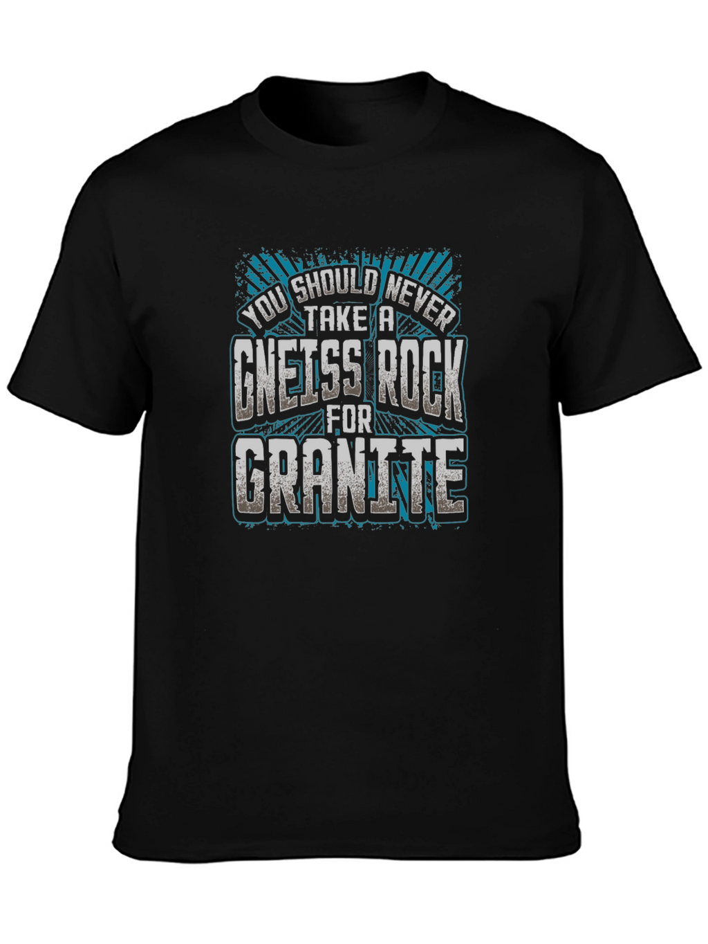 Funny Geology Gneiss Rock Graphic T-Shirt