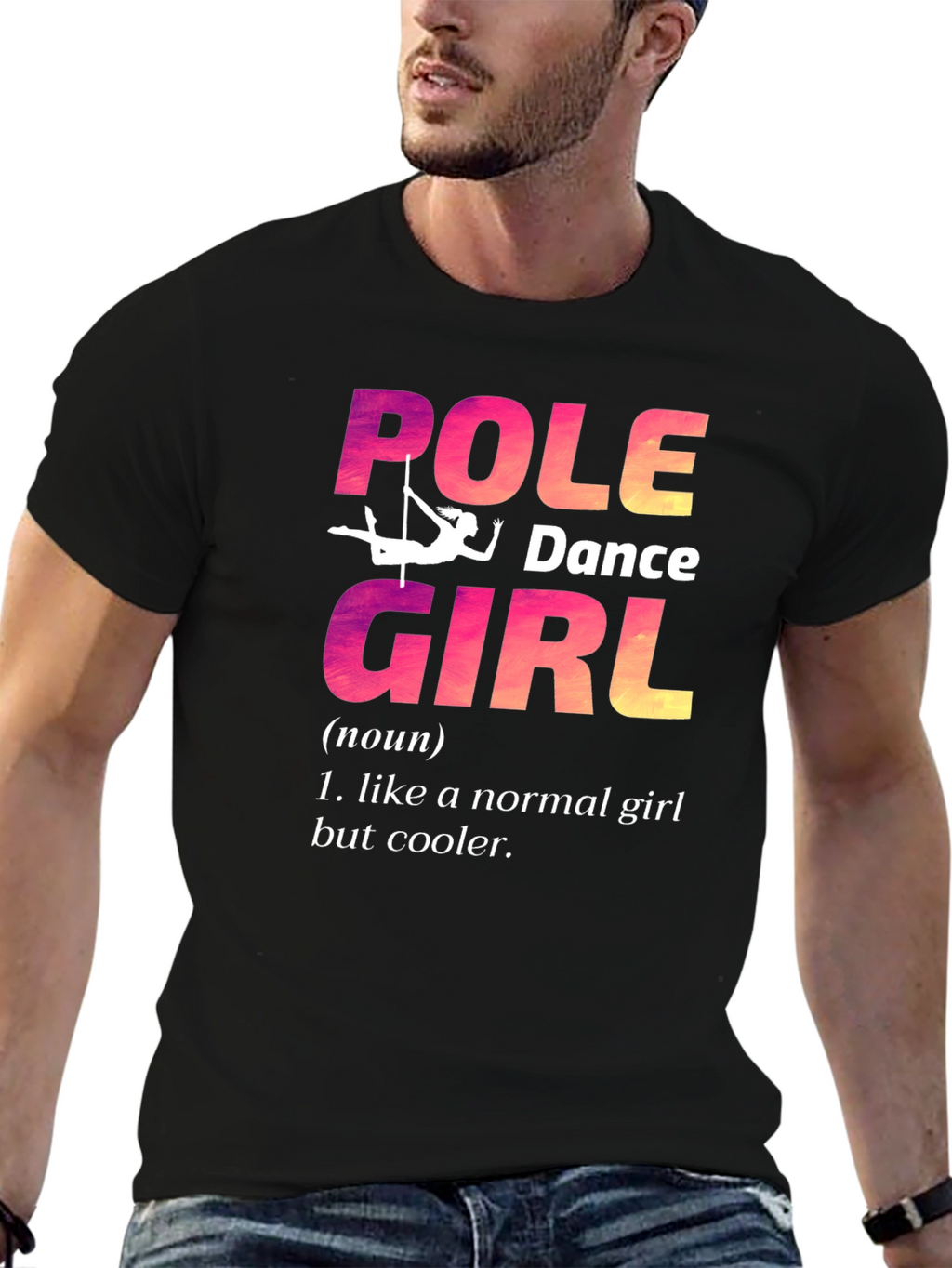 Pole Dance Girl T-Shirt: Unique & Cool Design