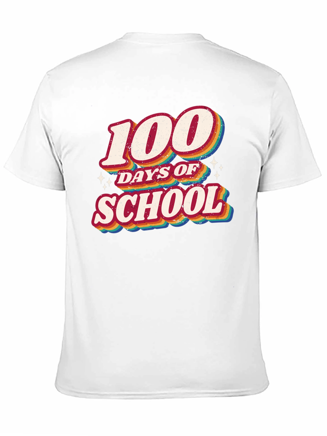 100 Days of School Retro T-Shirt