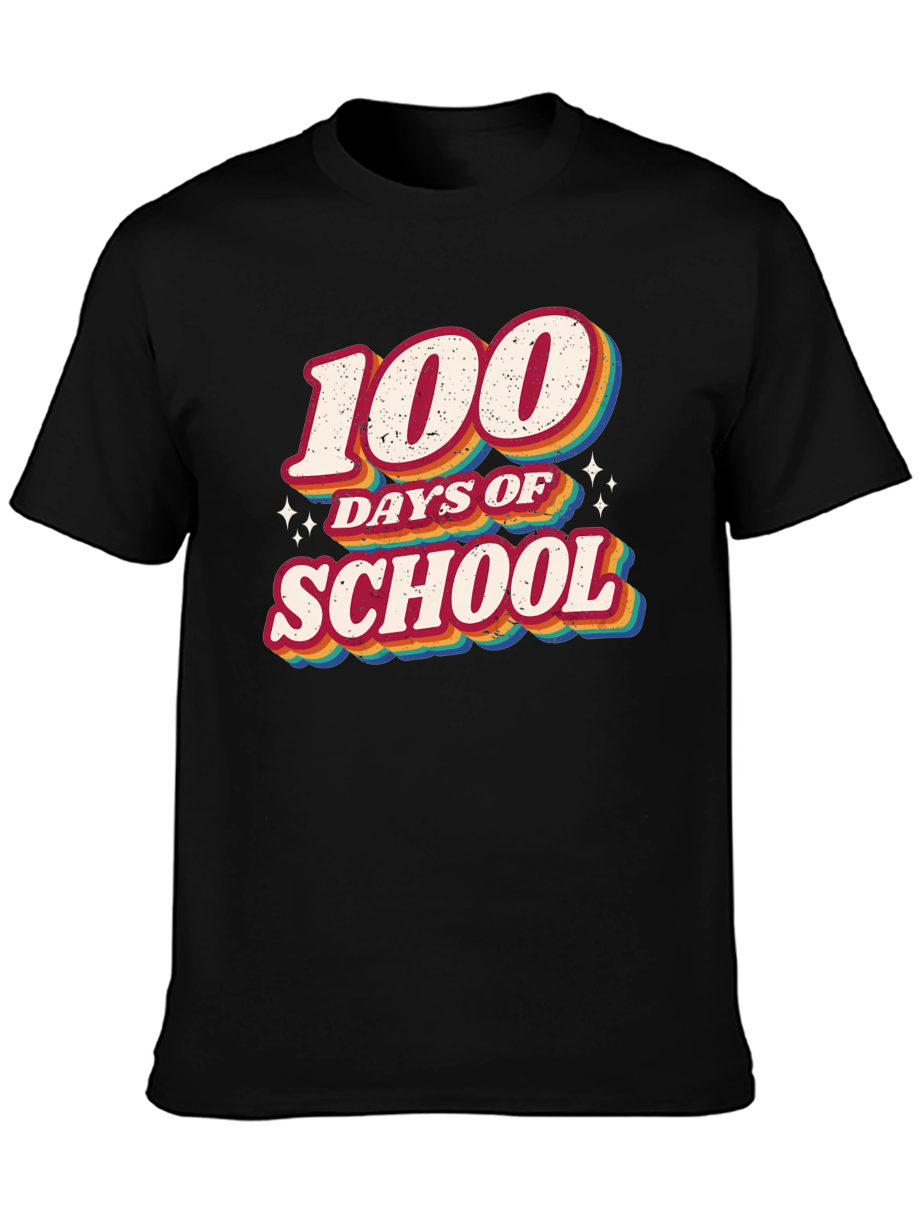 100 Days of School Retro T-Shirt