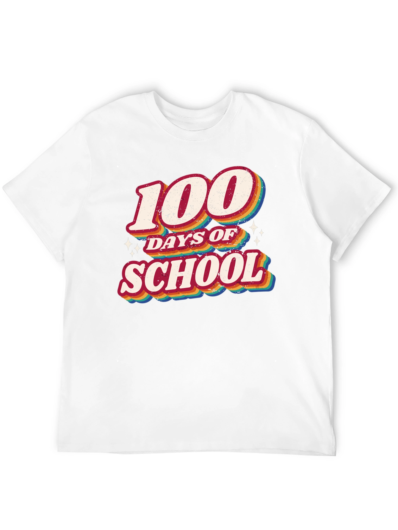 100 Days of School Retro T-Shirt
