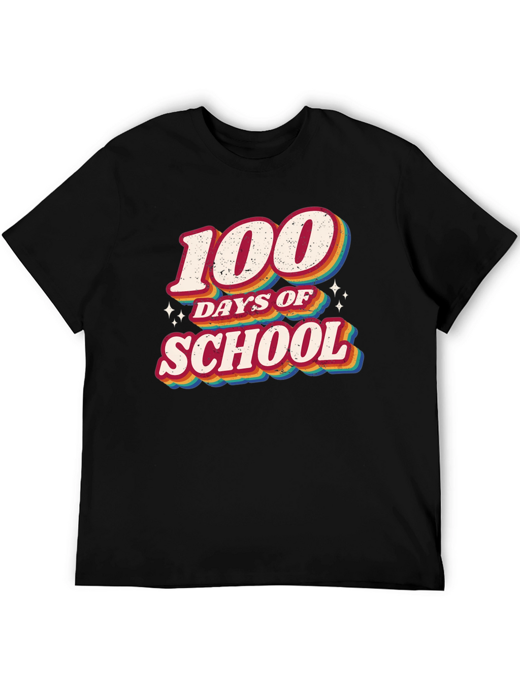 100 Days of School Retro T-Shirt