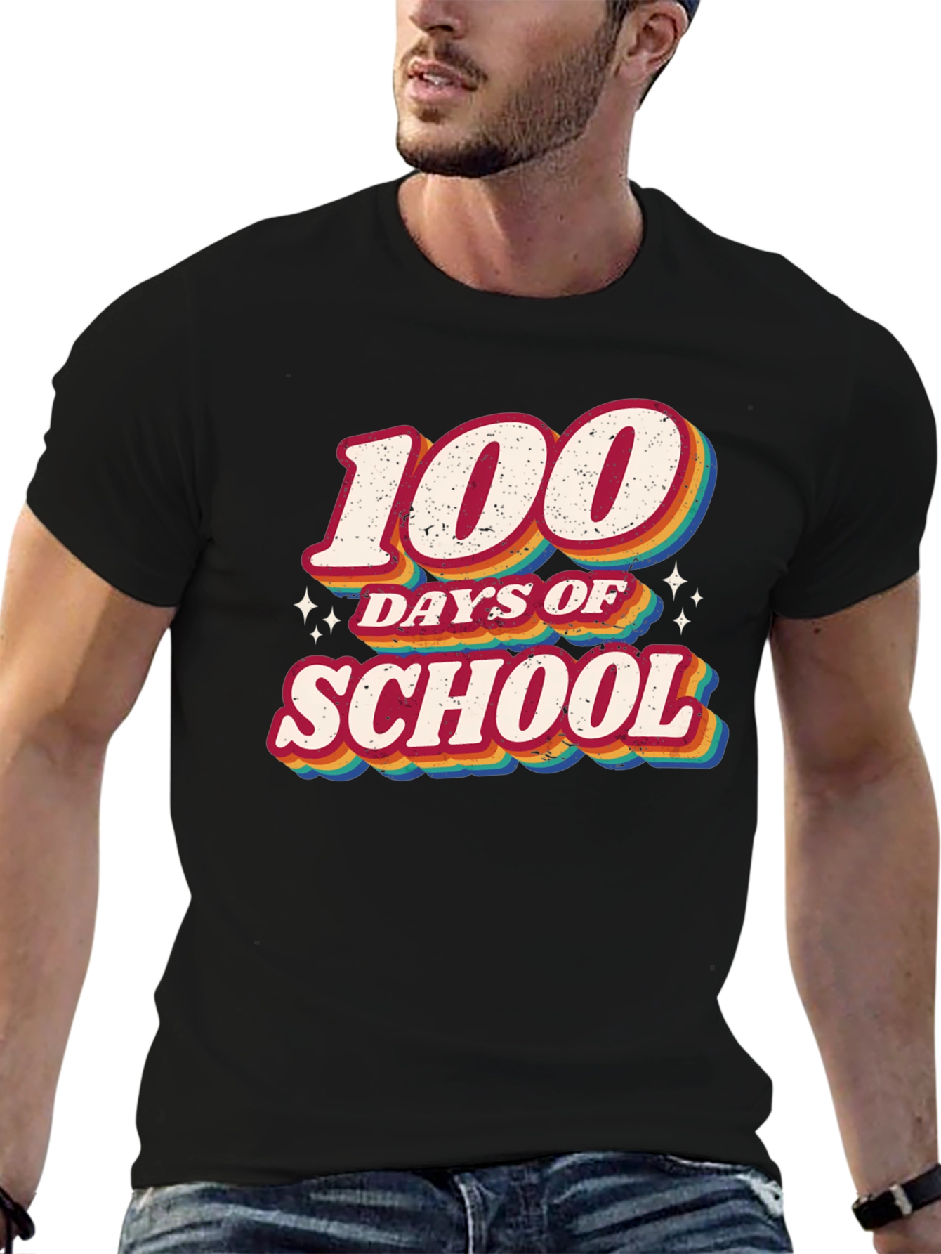 100 Days of School Retro T-Shirt