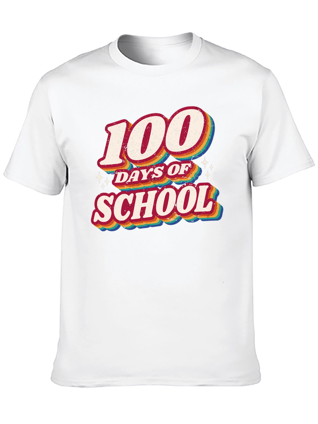 100 Days of School Retro T-Shirt