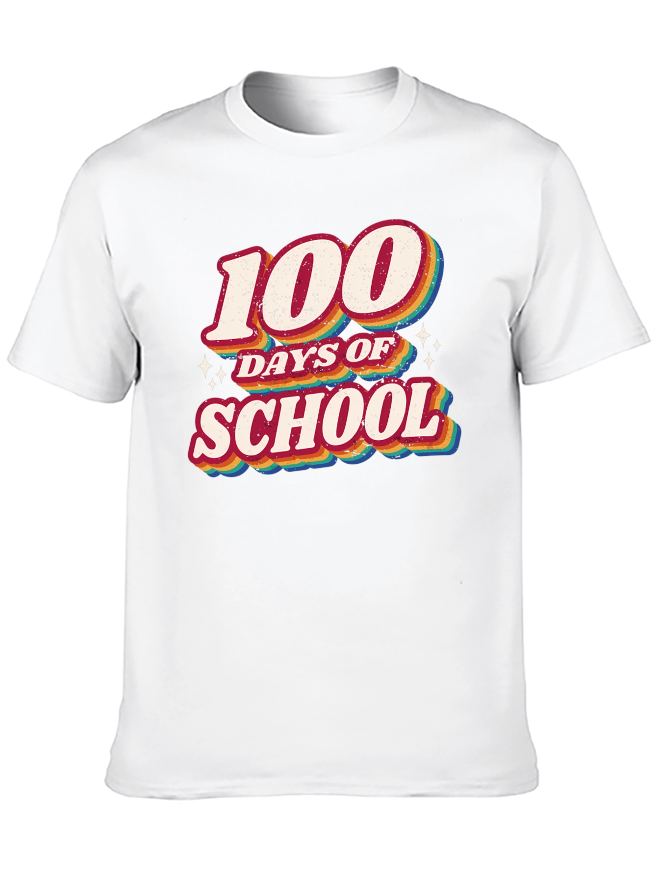 100 Days of School Retro T-Shirt