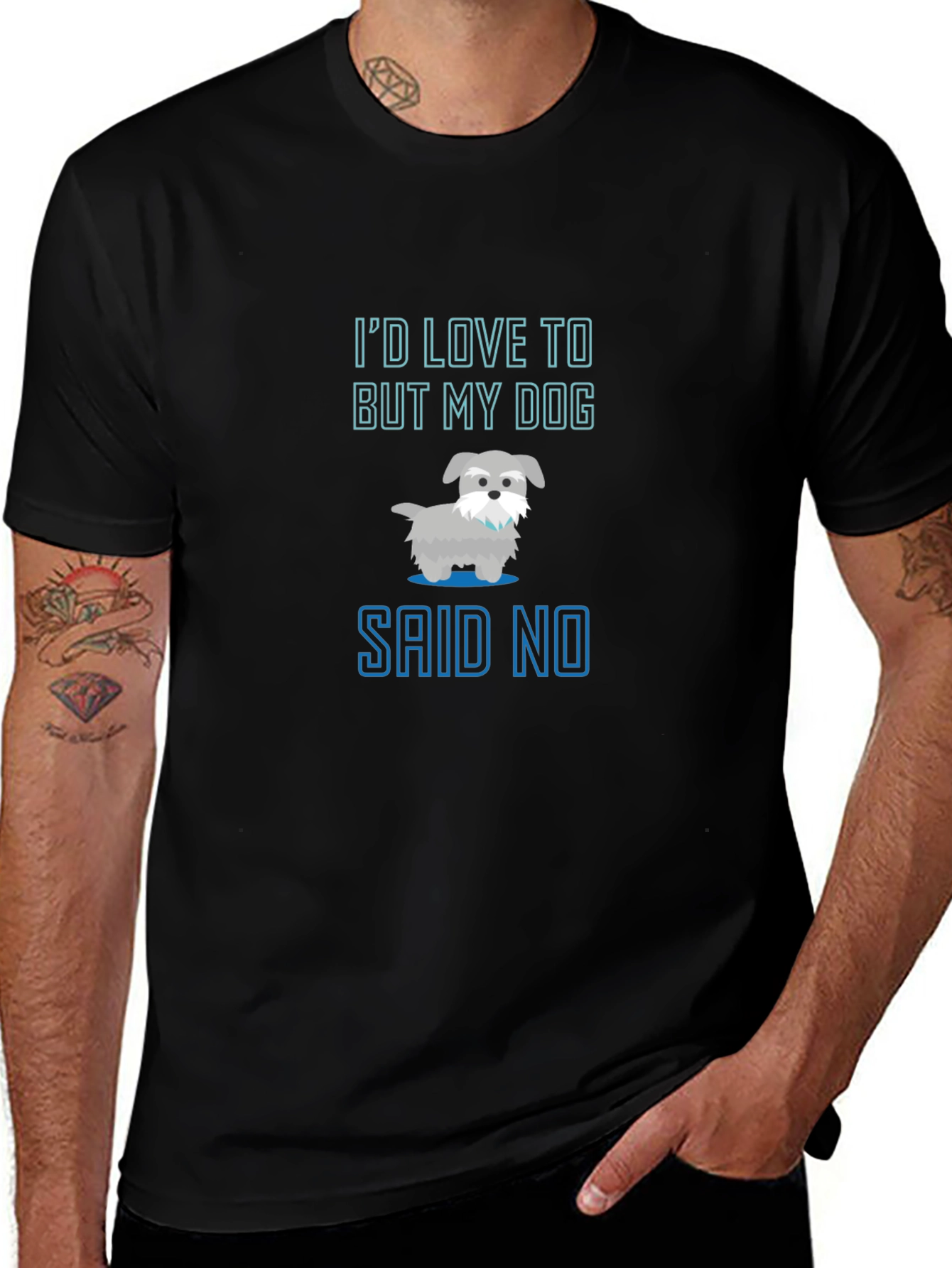 Dog Lover Tee - My Dog Said No