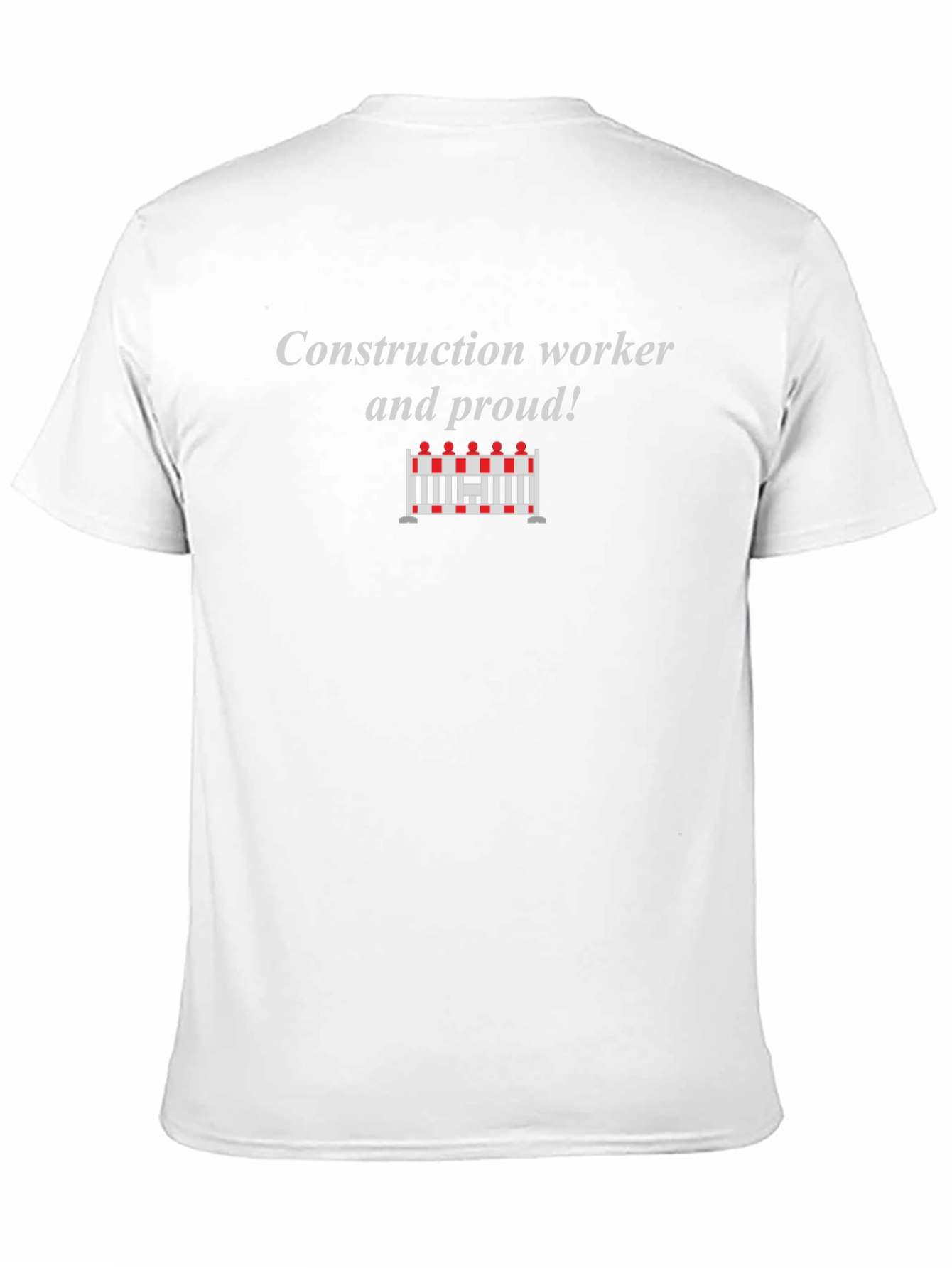 Construction Worker Proud T-Shirt - Black